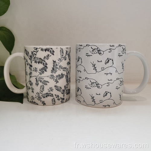 Café en céramique en porcelaine promotionnelle